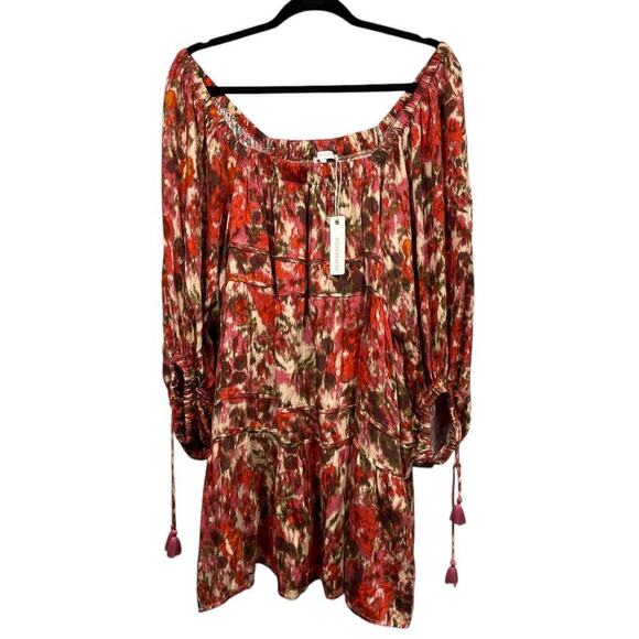 NWTS Olivaceous Off The Shoulder Above The Knee Dress / Size-Medium - Picture 2 of 10